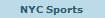 New York City Sports And Sporting Evens